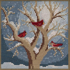 Frosty Morning Mill Hill Buttons & Beads Counted Cross Stitch Kit 5