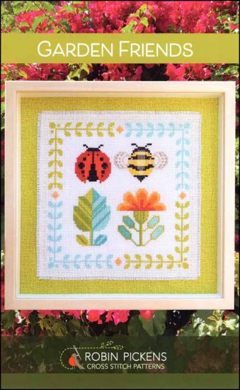 Garden Friends By Robin Pickens Counted Cross Stitch Pattern