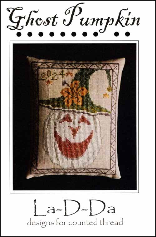 Ghost Pumpkin By La-D-Da Counted Cross Stitch Pattern