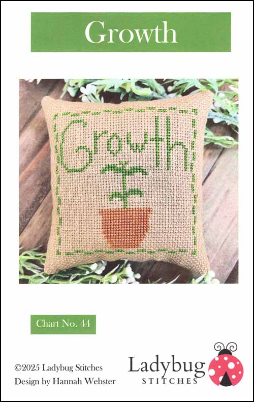 GROWTH from Ladybug Stitches Counted Cross Stitch Pattern