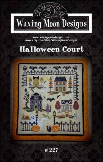 Halloween Court By Waxing Moon Designs Counted Cross Stitch Pattern