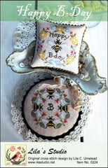 Happy B-Day by Lila's Studio Counted Cross Stitch Pattern