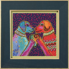 Heartfelt Dogs by Mill Hill Counted Cross Stitch Kit