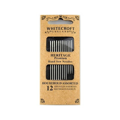 Heritage Household Needles - Sizes Assorted - 10 Wallets By Whitecroft LTD