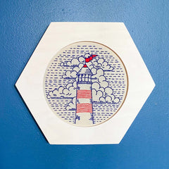 Hexagon Embroidery Hoop Frame For 4