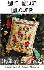 Holiday Card 2022 by The Blue Flower Counted Cross Stitch Pattern