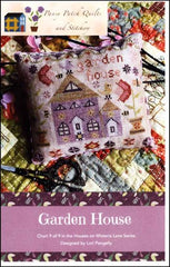 Houses on Wisteria Lane 9 Garden House by Pansy Patch Quilts and Stitchery Counted Cross Stitch Pattern