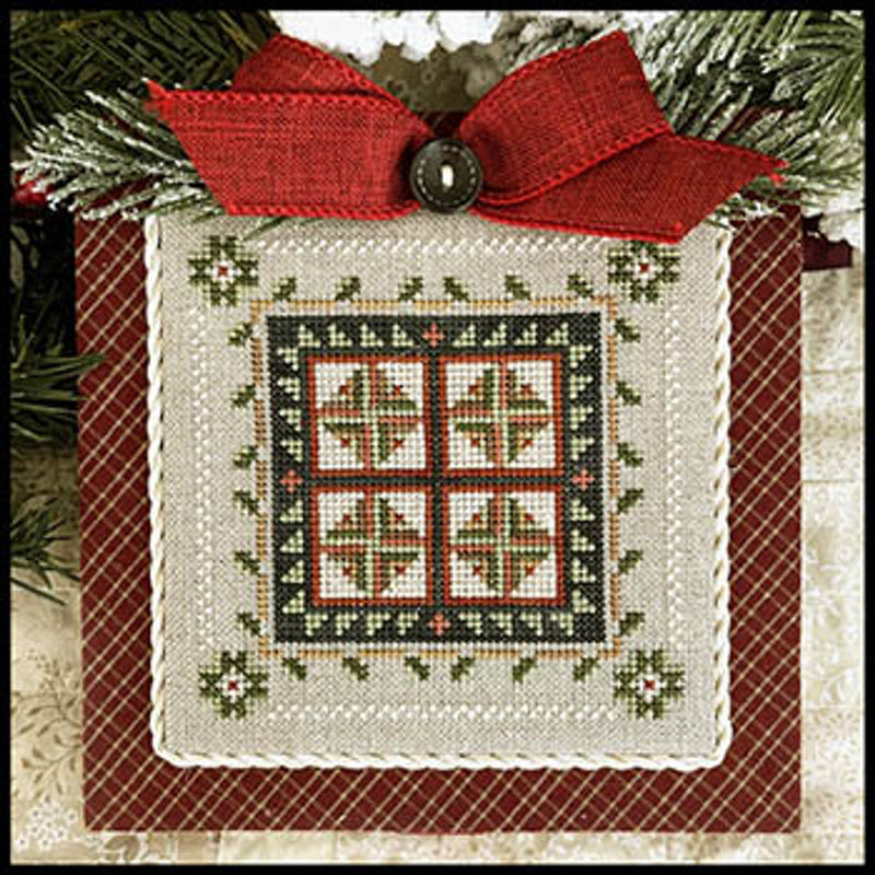 Log Cabin 5 Quilt by Little House Needleworks Counted Cross Stitch Pattern