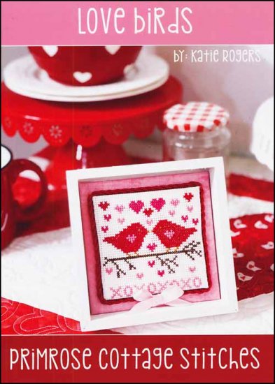 Love Birds by Primrose Cottage Stitches Counted Cross Stitch Pattern