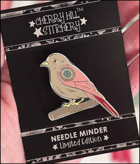 Miss Hollybird Enamel Magnetic Needle Minder Acrylic From Cherry Hill Stitchery