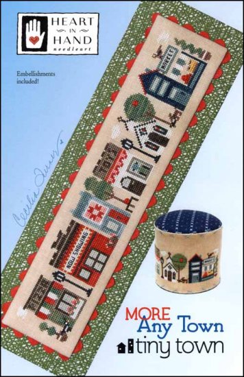 More Any Tiny Town by Heart in Hand Counted Cross Stitch Pattern