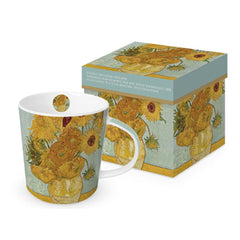 Tournesols - Van Gogh's  Sunflowers-Boxed Contemporary Mug Designed from PPD