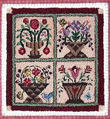 My Hearts Garden Punch Needle Pattern from Linda Myers Designs
