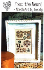 November Quaker by From The Heart NeedleArt by Wendy Counted Cross Stitch Pattern