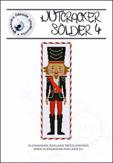 Nutcracker Soldier 4 by Alessandra Adelaide Needleworks Counted Cross Stitch Pattern