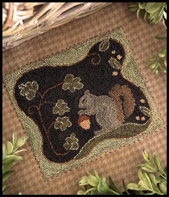 Nutty Buddy by Little House Needleworks Punch Needle Pattern