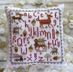 Oh Deer Sampler From Lucy Beam Love in Stitches Counted Cross Stitch Pattern