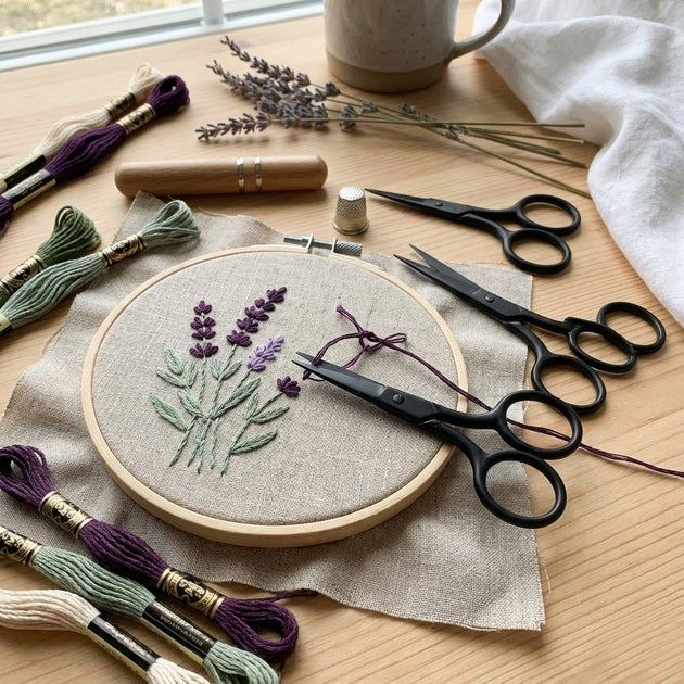 Black Matte Mini Embroidery Scissors From Paper Panduh - The Artful ...