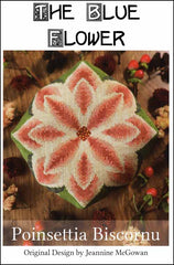 Poinsettia Biscornu by The Blue Flower Counted Cross Stitch Pattern