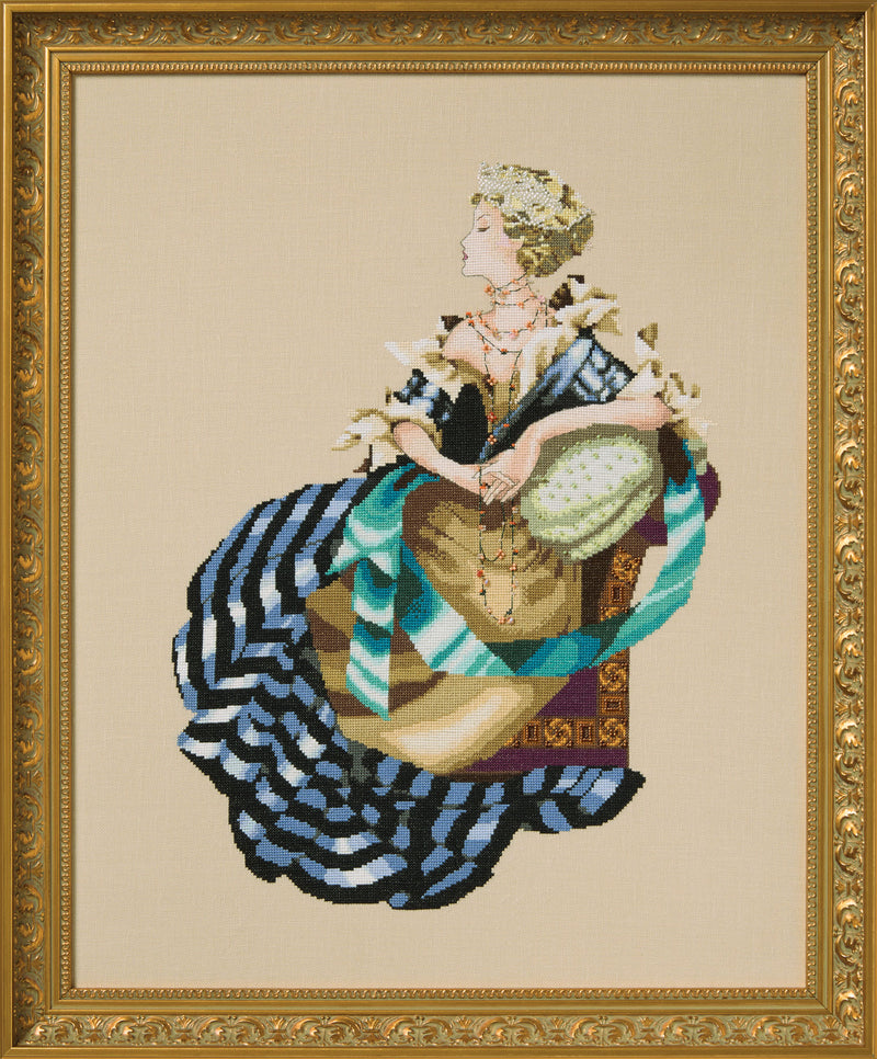 Portrait of a Lady M by Mirabilla Designs Counted Cross Stitch Pattern