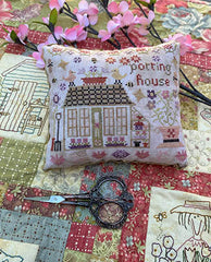 Potting House - Wisteria Lane #8 by Pansy Patch Quilts and Stitchery Counted Cross Stitch Pattern