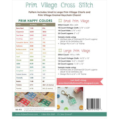 Prim Village By Lori Holt by it's Sew Emma Stitchery Counted Cross Stitch Pattern