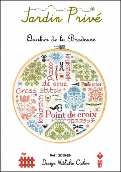 Quaker De La Brodeuse By Jardin Prive Counted Cross Stitch Pattern