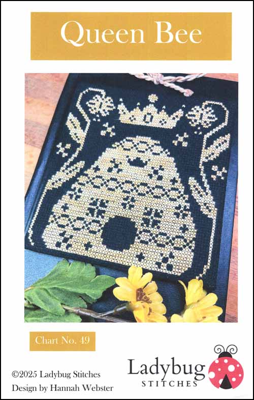 Queen Bee from Ladybug Stitches Counted Cross Stitch Pattern