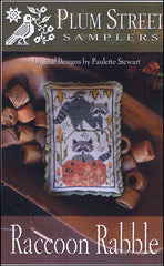 Raccoon Rabble by Plum Street Samplers Counted Cross Stitch Pattern