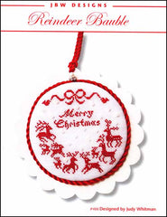 Reindeer Bauble by JBW Designs Counted Cross Stitch Pattern