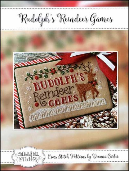 Rudolph's Reindeer Games by Cherry Hill Stitchery Counted Cross Stitch Pattern