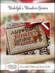 Rudolph's Reindeer Games by Cherry Hill Stitchery Counted Cross Stitch Pattern