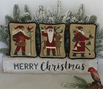 Santas Revisited XI (2009, 2011 & 2016) by The Prairie Schooler Counted Cross Stitch Pattern