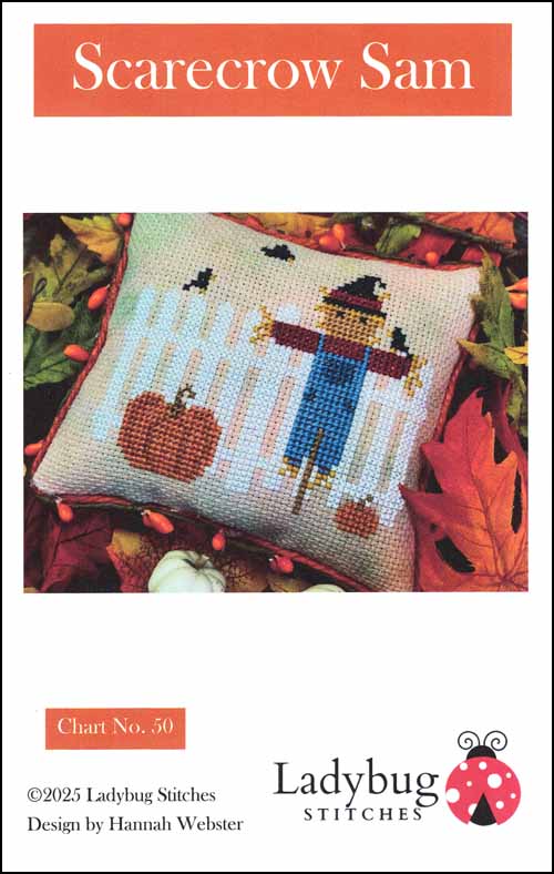 Scarecrow Sam by Ladybug Stitches Counted Cross Stitch Pattern