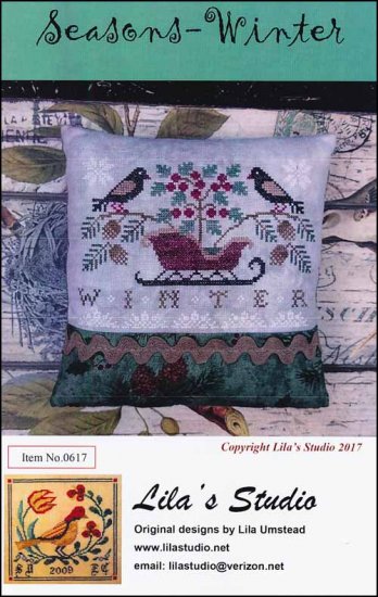 Season's Winter by Lila's Studio Counted Cross Stitch Pattern