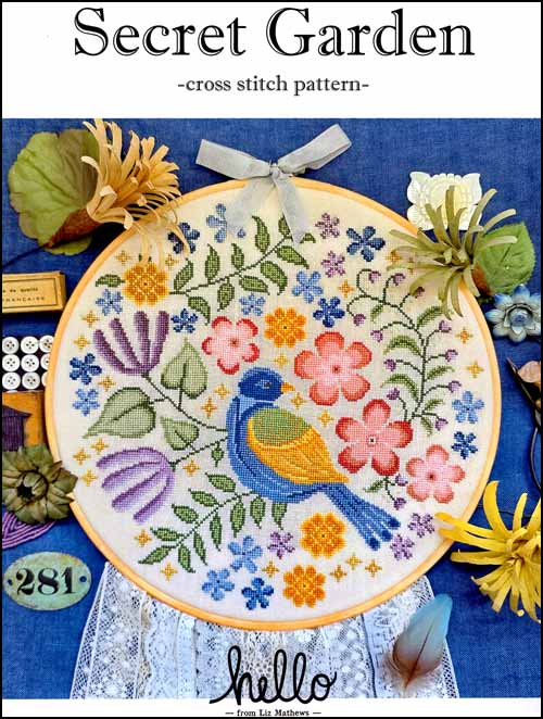 Secret Garden by Hello by Liz Mathews Counted Cross Stitch Pattern
