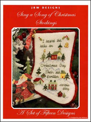 Sing a Song of Christmas Stockings by JBW Designs Counted Cross Stitch Pattern