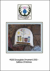 Snowglobe Ornament 2013: A Saltbox Christmas by Thistles Counted Cross Stitch Pattern