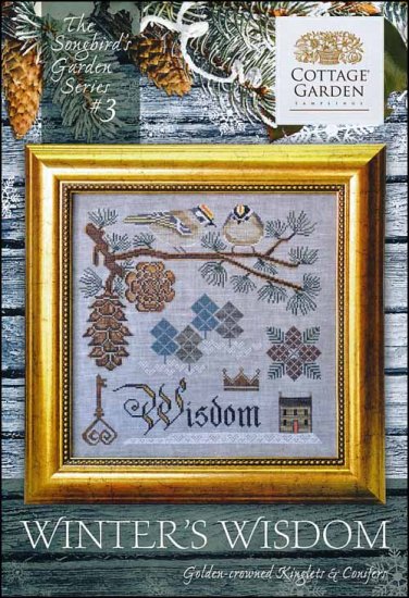 Songbird Garden Series 3: Winter's Wisdom by Cottage Garden Samplings Counted Cross Stitch Pattern