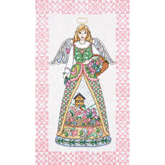 Spring Angel by Jim Shore for Design Works Counted Cross Stitch Kit -Mill Hill