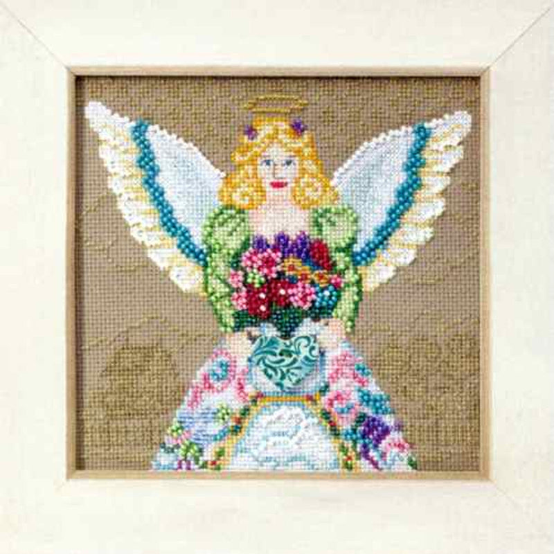 Spring Angel Beaded Cross Stitch Kit by Jim Shore for Mill Hill Counted Cross Stitch Kit