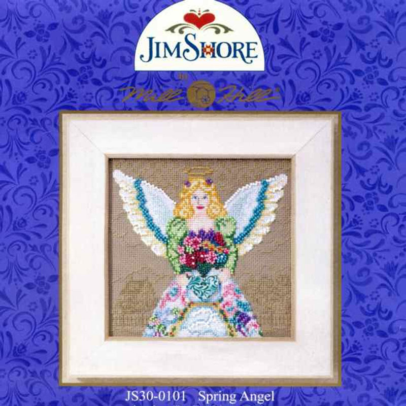 Spring Angel Beaded Cross Stitch Kit by Jim Shore for Mill Hill Counted Cross Stitch Kit