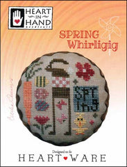 Spring Whirligig by Heart  in Hand Counted Cross Stitch Pattern