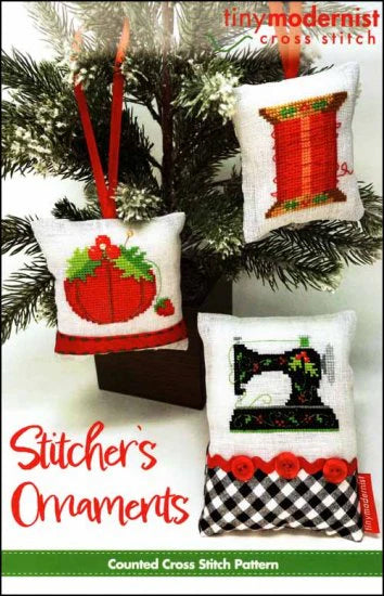 Stitcher's Ornaments By The Tiny Modernist Counted Cross Stitch Pattern