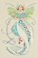 Stitching Fairies-Linen Fairy from Designer: Nora Corbett Counted Cross Stitch Pattern