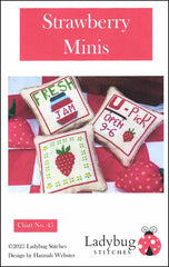 Strawberry Minis from Ladybug Stitches Counted Cross Stitch Pattern