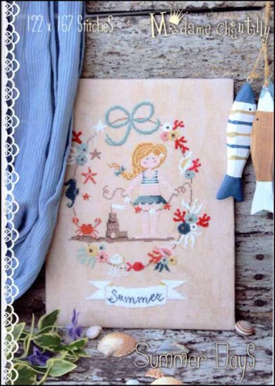 Summer Days By Madame Chantilly Counted Cross Stitch Pattern