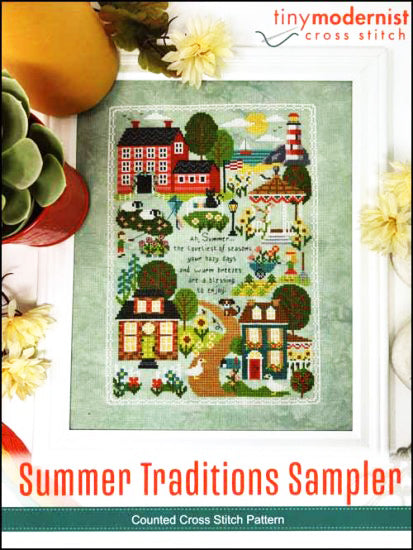 Summer Traditions By The Tiny Modernist Counted Cross Stitch Pattern