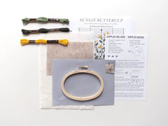 Sunlit Buttercup Cross Stitch Kit from Junebug and Darlin