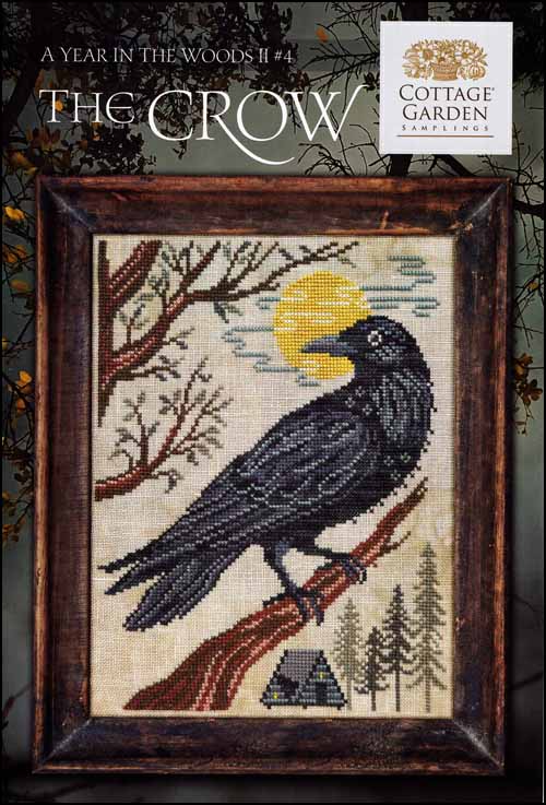 A Year in the Woods II - Part 4 - TheCrow by Cottage Garden Samplings Counted Cross Stitch Pattern